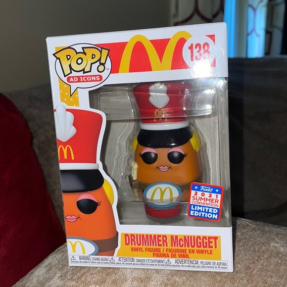 NIB - Limited Edition Funko Pop Ad Icons #138 - Drummer McNugget - McDonalds - Picture 6 of 16